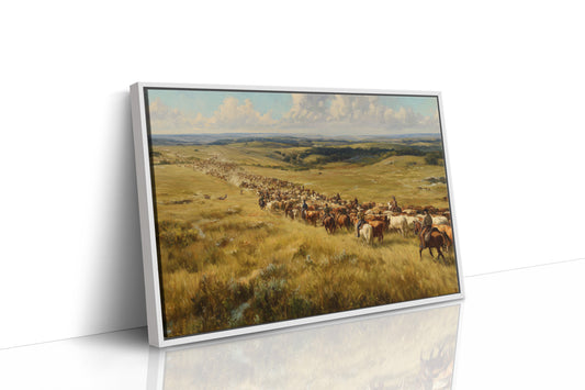 Prairie Dust Follows The Herd