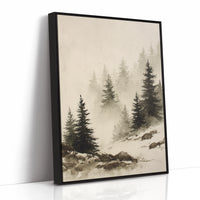 Mist Over Timeless Pines