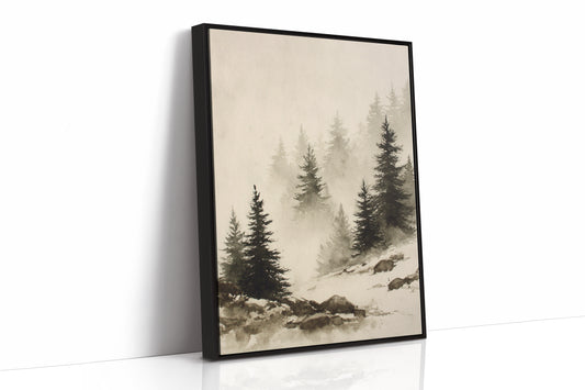 Mist Over Timeless Pines