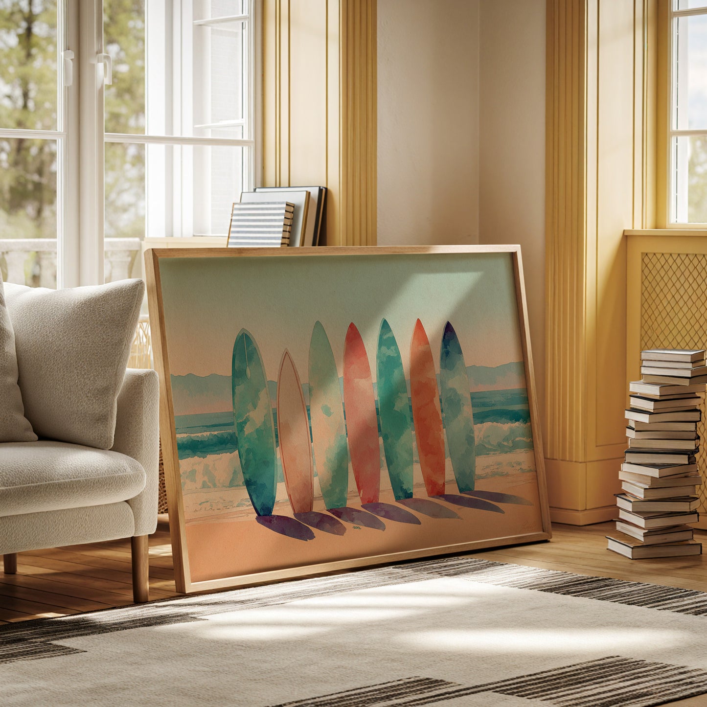 Surfboards Paint Their Summer Stories