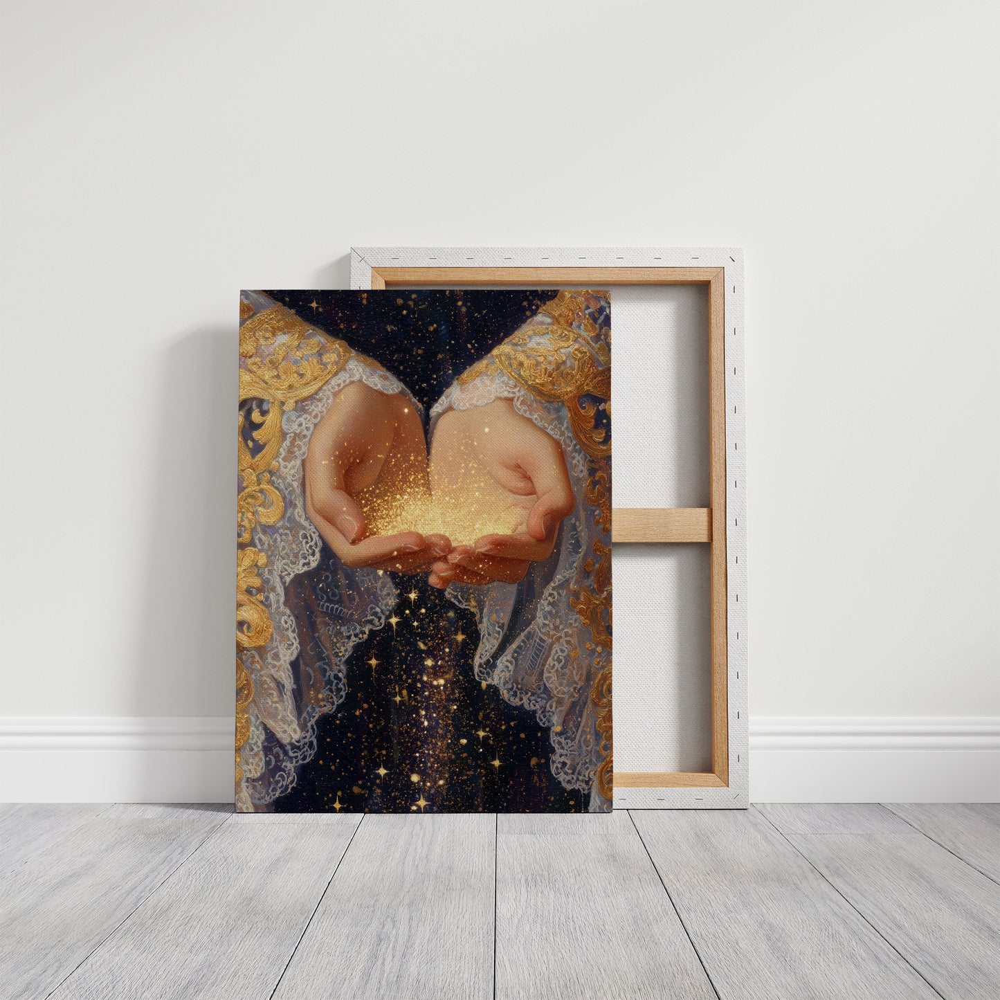 Celestial Offerings In Open Palms