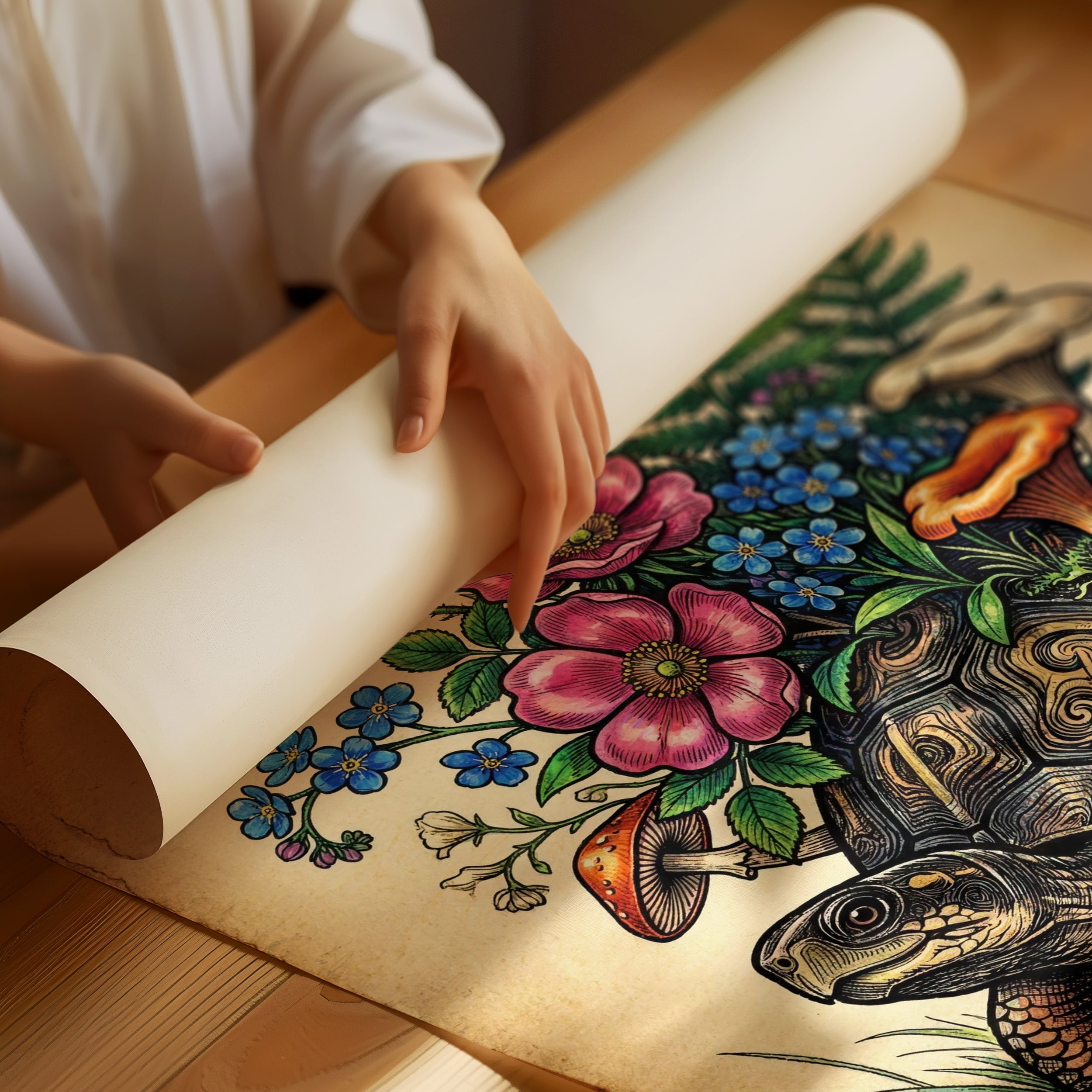 The Tortoise's Traveling Garden