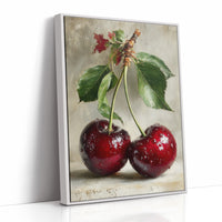 Two Cherries, Still on the Stem