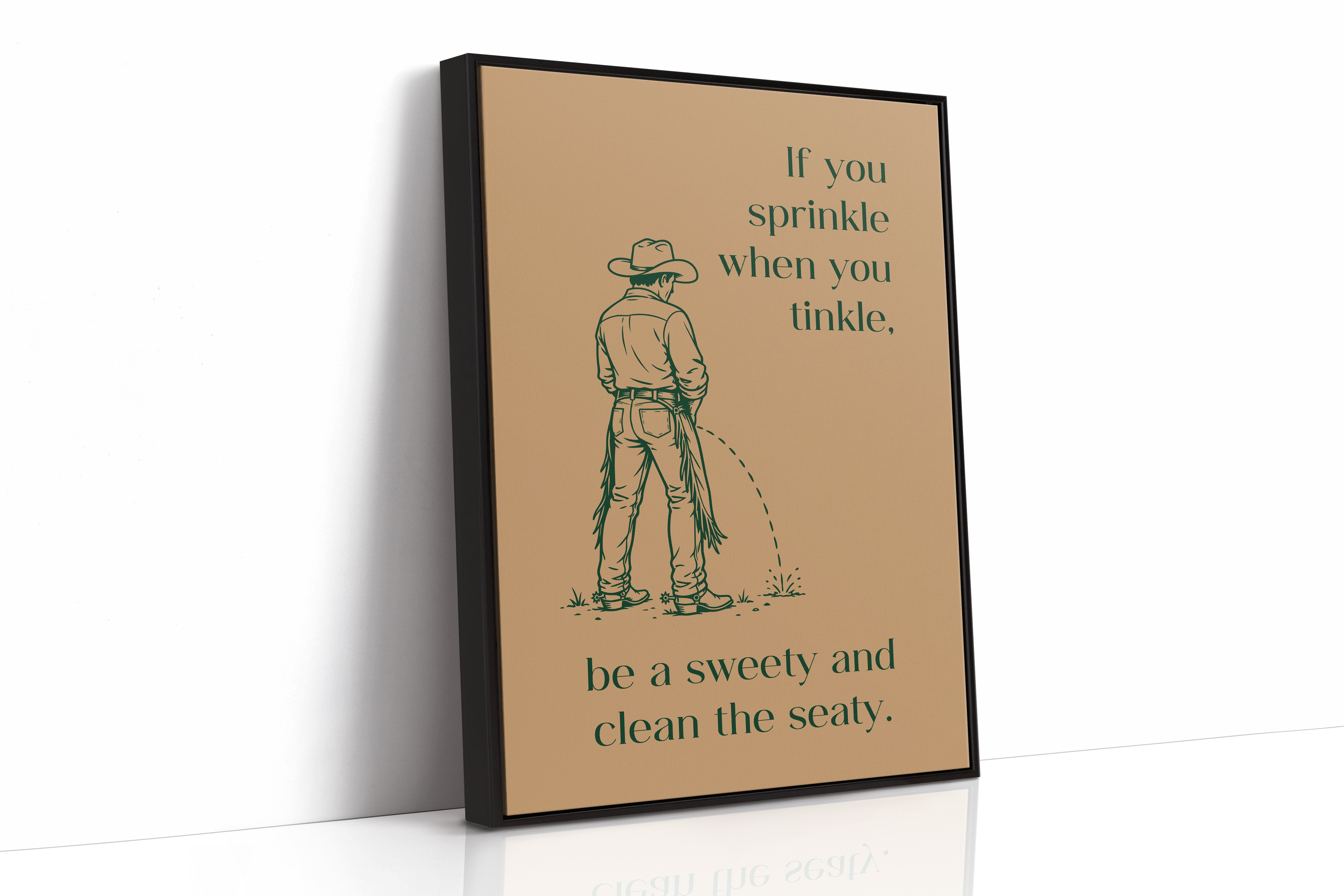 Sprinkle, Tinkle, Clean the Seaty Cowboy