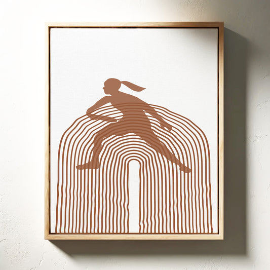 Lines Flow Like Dancing Wind