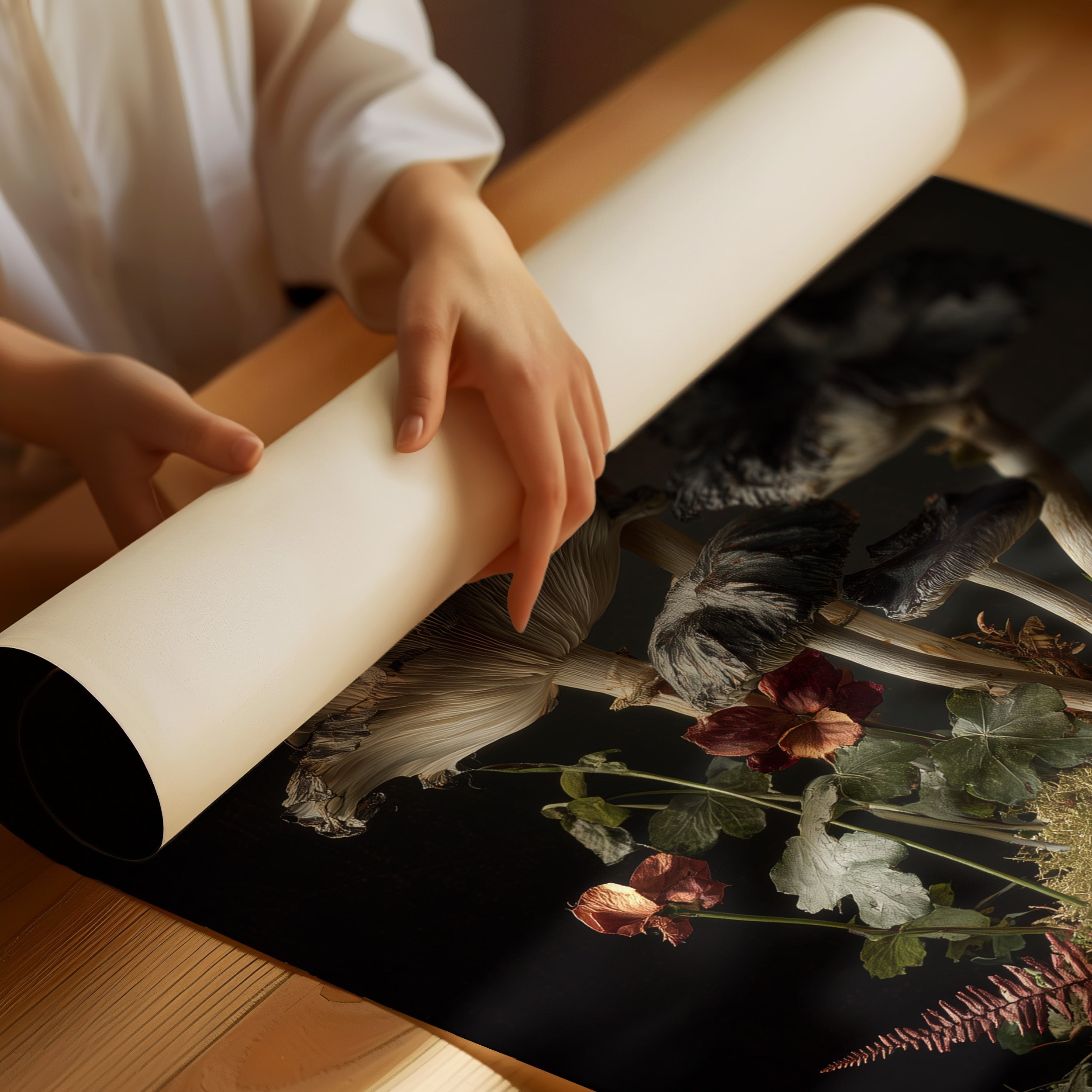 Midnight Forest Blooms Untold