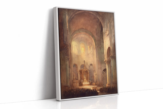Divine Light Bathes Ancient Sanctuary