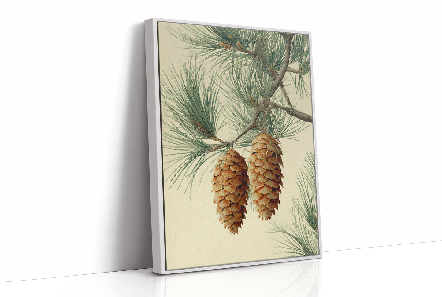 Pine Cones Dance In Winter's Light