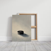 Solitary Puck: Meditation on Ice