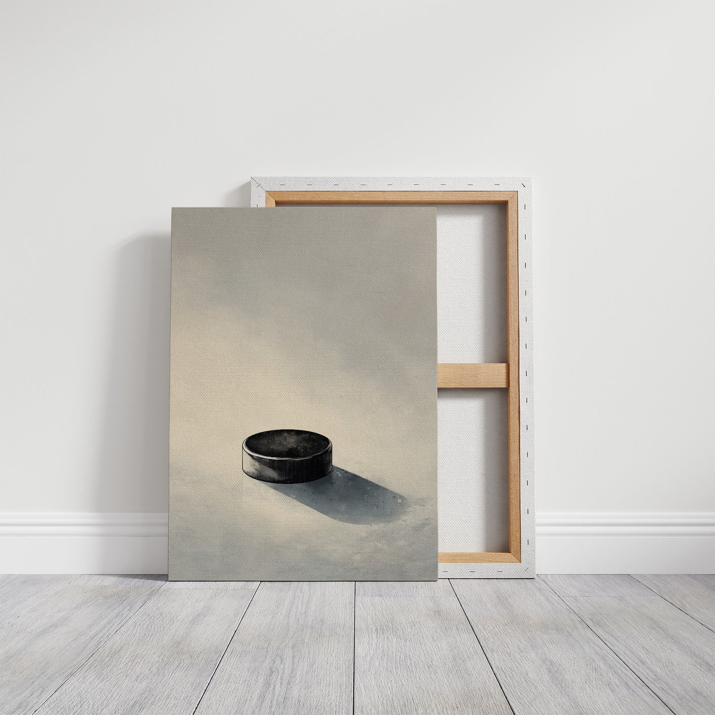 Solitary Puck: Meditation on Ice