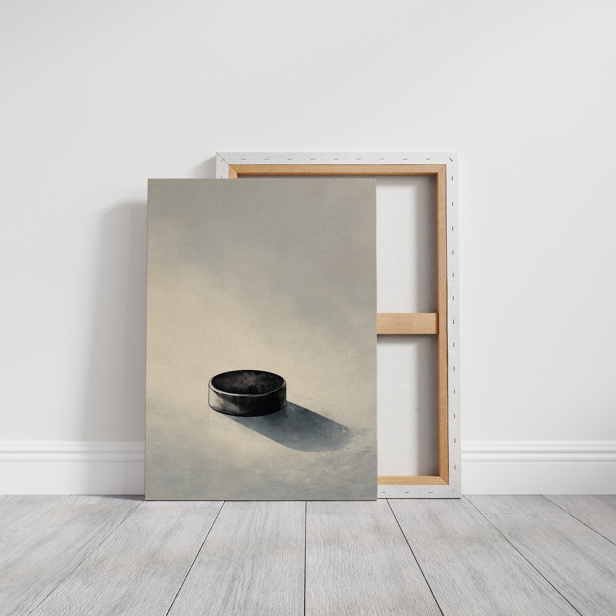 Solitary Puck: Meditation on Ice
