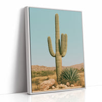 Saguaro Under Turquoise Sky