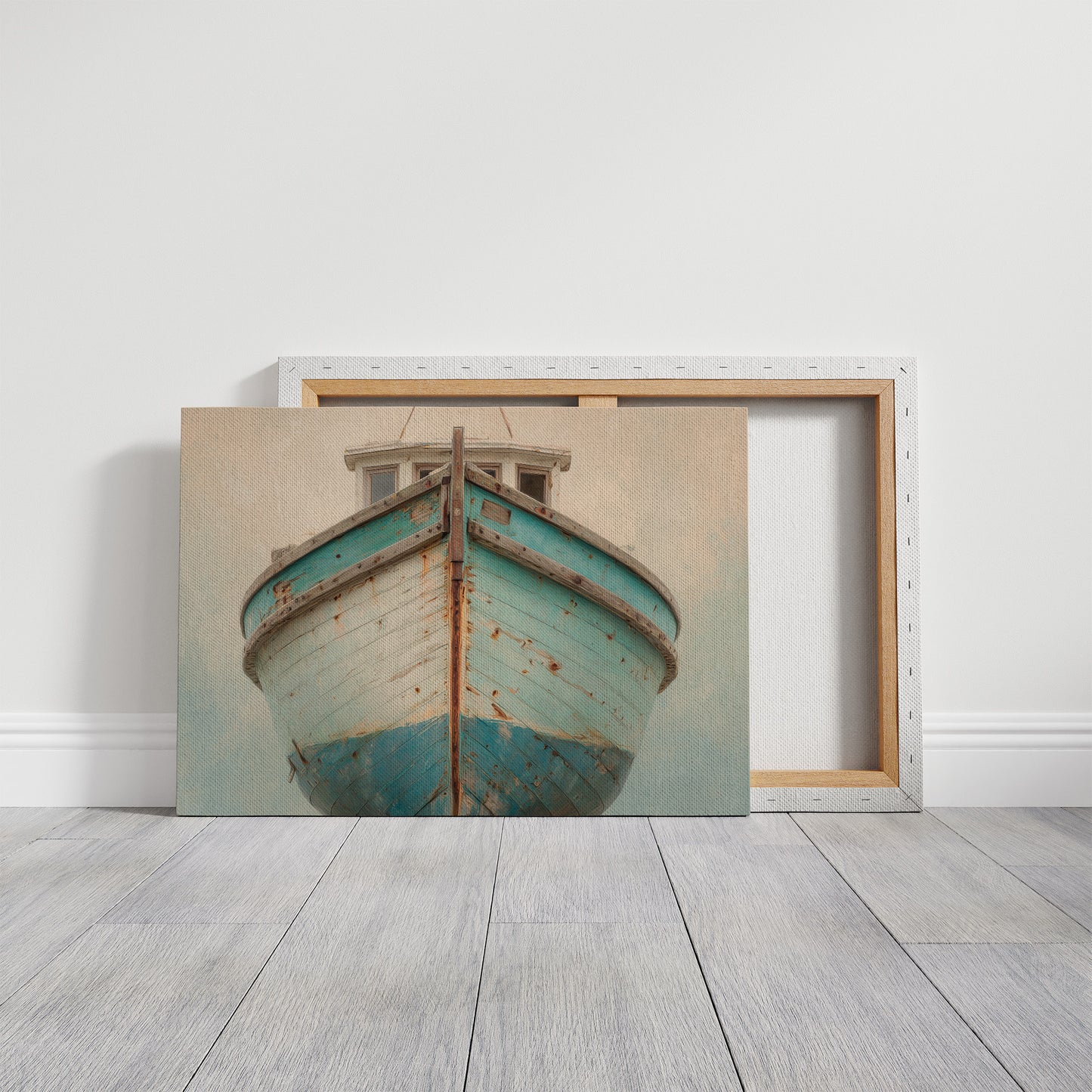 Weathered Vessel Awaits The Tide