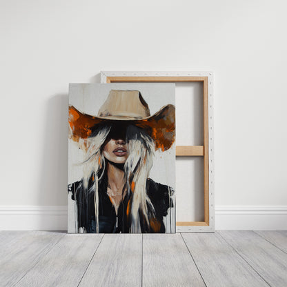 Western Edge - Bold & Fearless Cowboy Chic Canvas Art