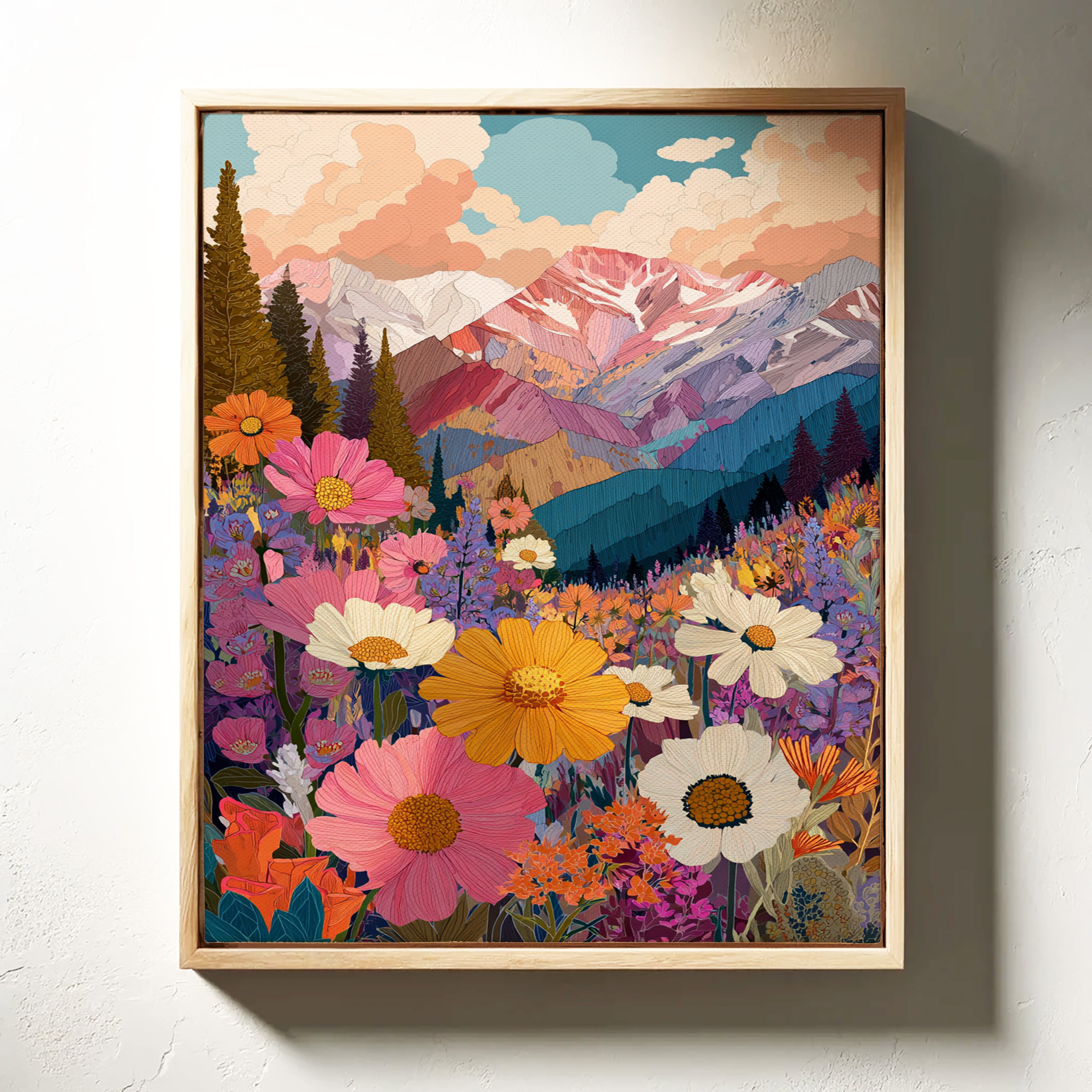 Mountains Cradle Blooming Secrets