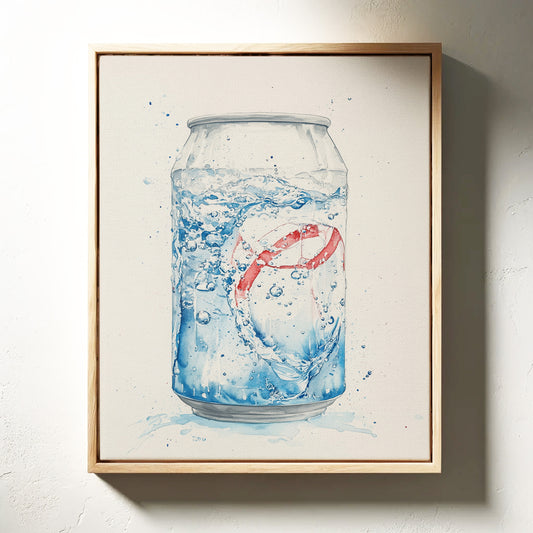 Summer Bubbles Dance In Glass