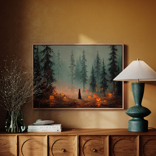 Misty Forest Lantern's Gaze