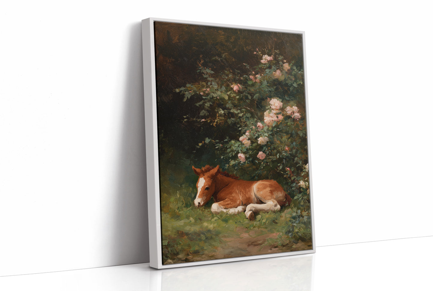 Resting Beneath the Roses