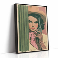 Cactus Cowgirl: The Painterly Standoff