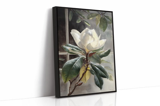 Petals Beneath the Window's Gaze