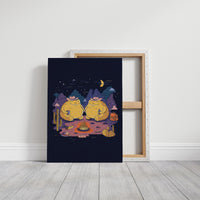 Campfire Croaks Under Moonlight