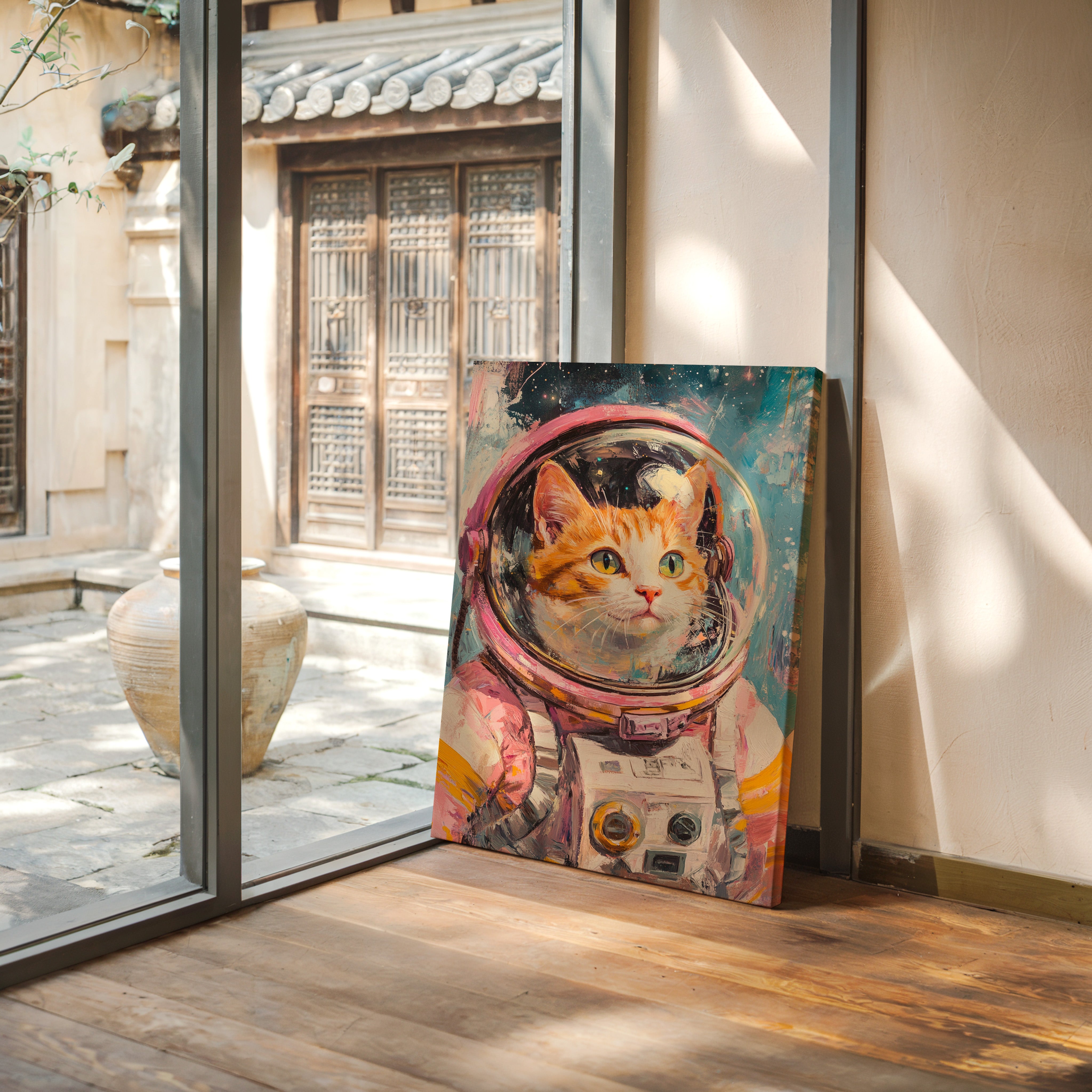 Galactic Catventure in Pink Spacesuit