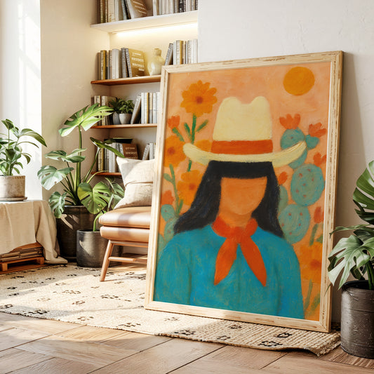 Cowgirl in Bloom