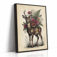 Antlers and Wild Roses