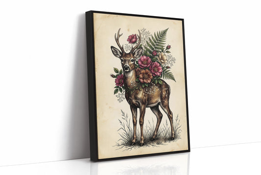 Antlers and Wild Roses
