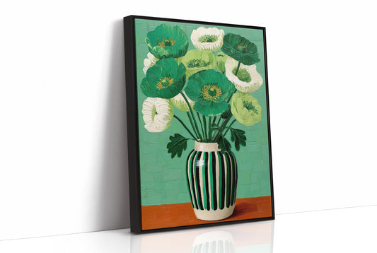 Emerald Poppies Dance In Sunlight