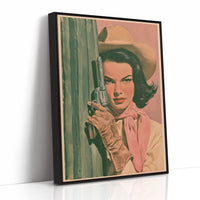 The Draw: Vintage Cowgirl Close-Up