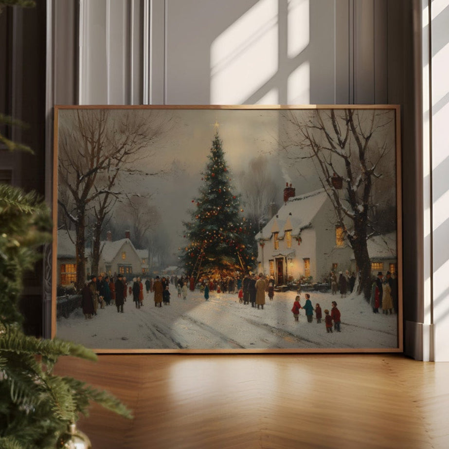 Village Square Glows With Winter Magic