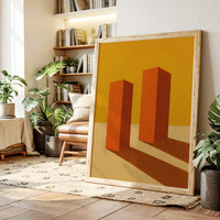 Monoliths Cast Long Desert Shadows