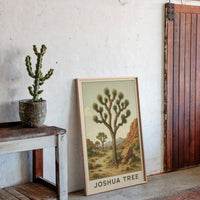 Joshua Tree Desert Landscape Art Print