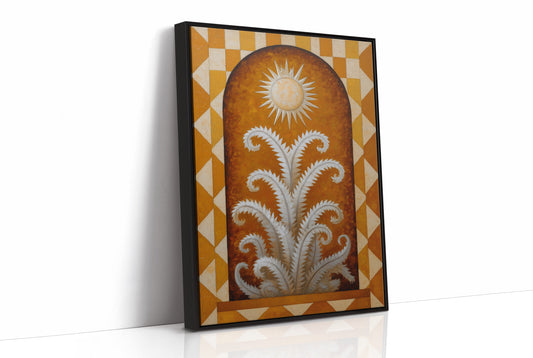 Silver Ferns Dance Under Golden Sun