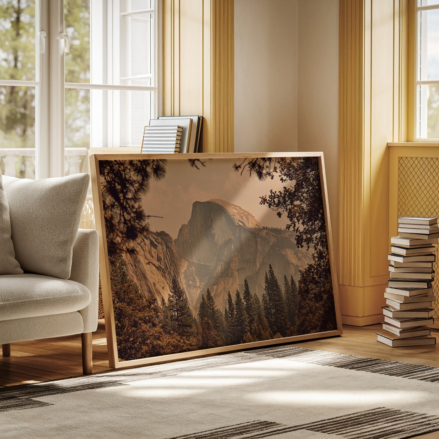 Ancient Granite Catches Golden Light