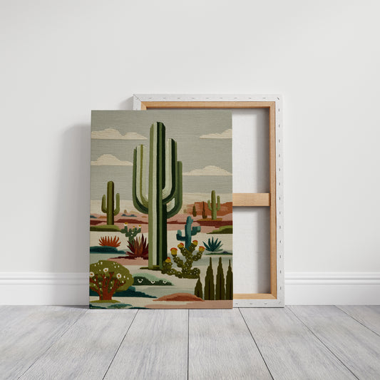 Saguaros Paint Their Desert Symphony
