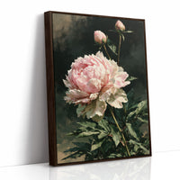 Peony Leans, Two Buds Reach