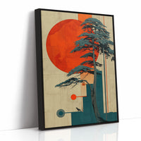 Teal Pines Meet Rising Sun