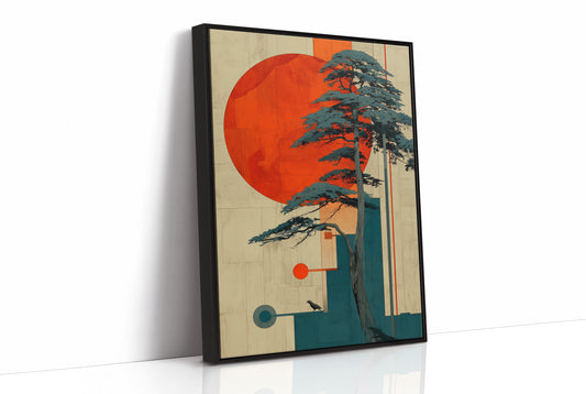 Teal Pines Meet Rising Sun