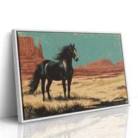Midnight Stallion Claims Desert Throne