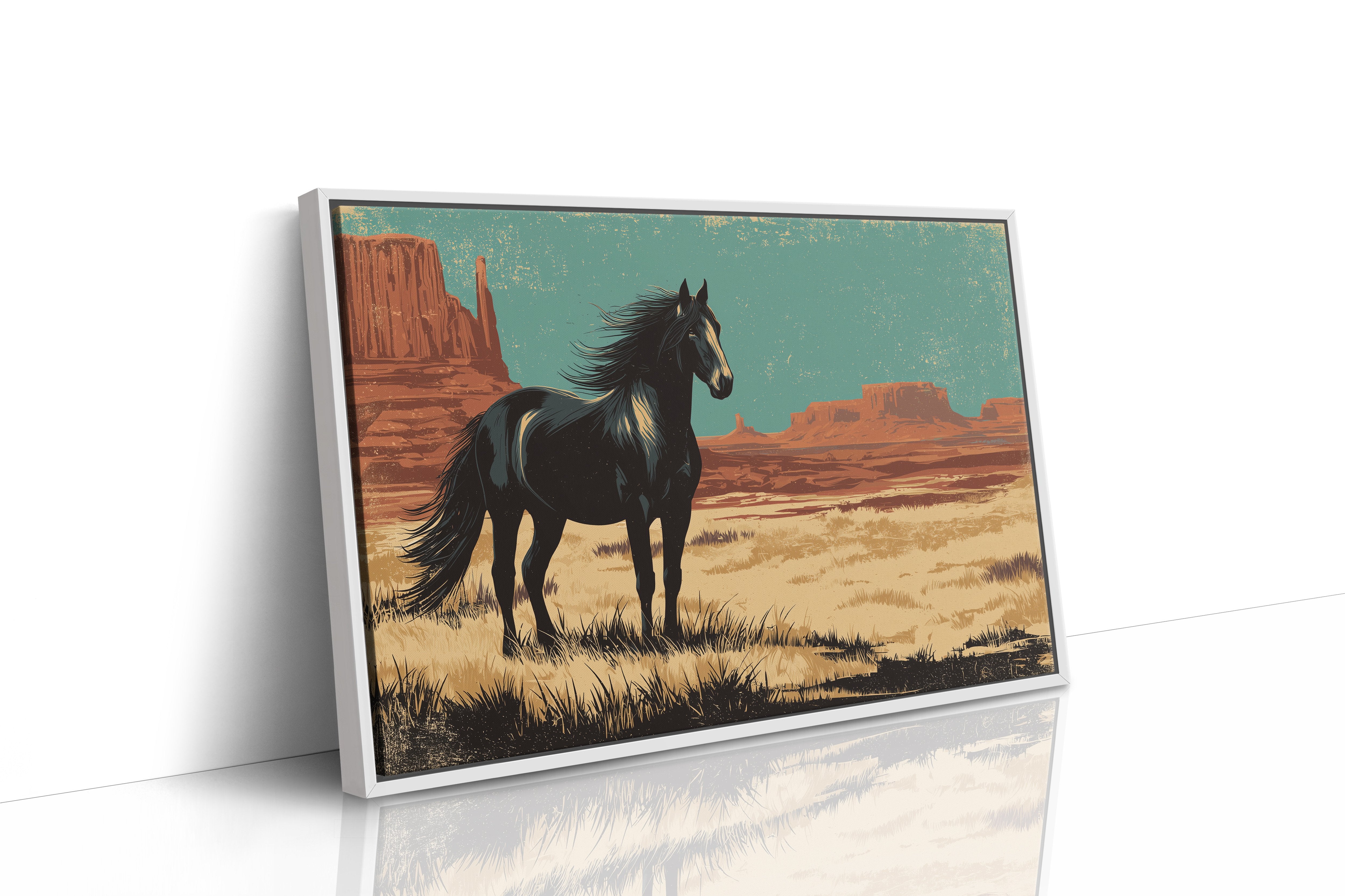 Midnight Stallion Claims Desert Throne