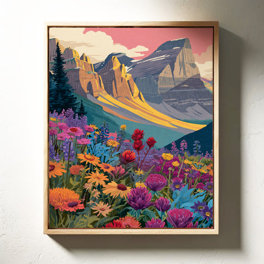 When Mountains Kiss the Meadow