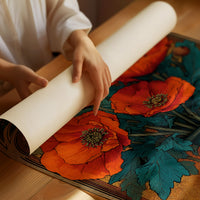 Poppies in the Gilded Room