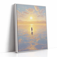 Solitary Pilgrim on Crystalline Horizon
