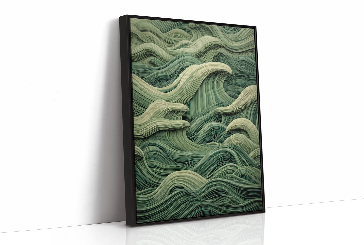 Emerald Waves Dance In Silence