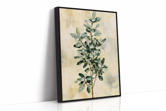 Eucalyptus Sprig on Golden Cream