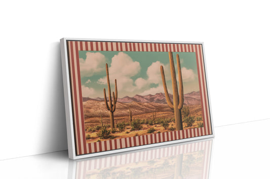 Saguaros Dance Under Turquoise Horizons