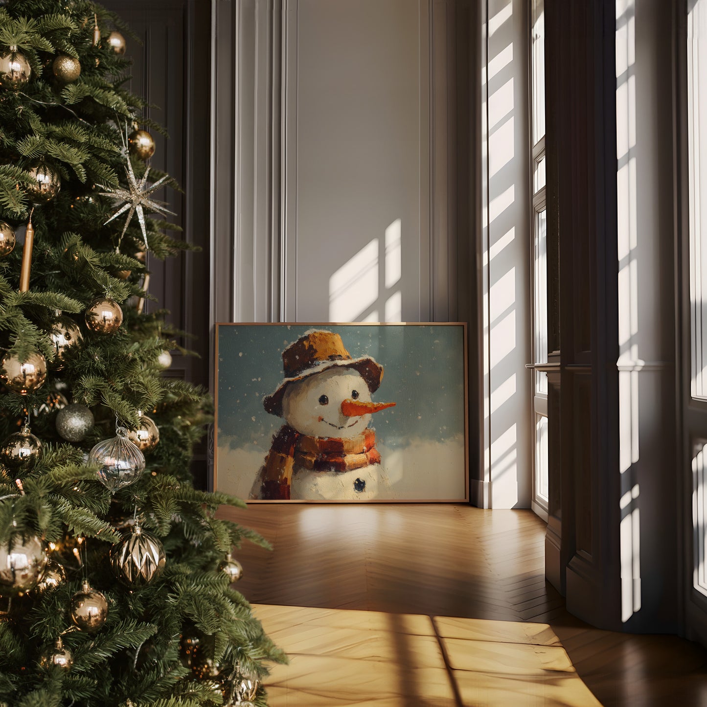 Frosty Wears His Favorite Hat