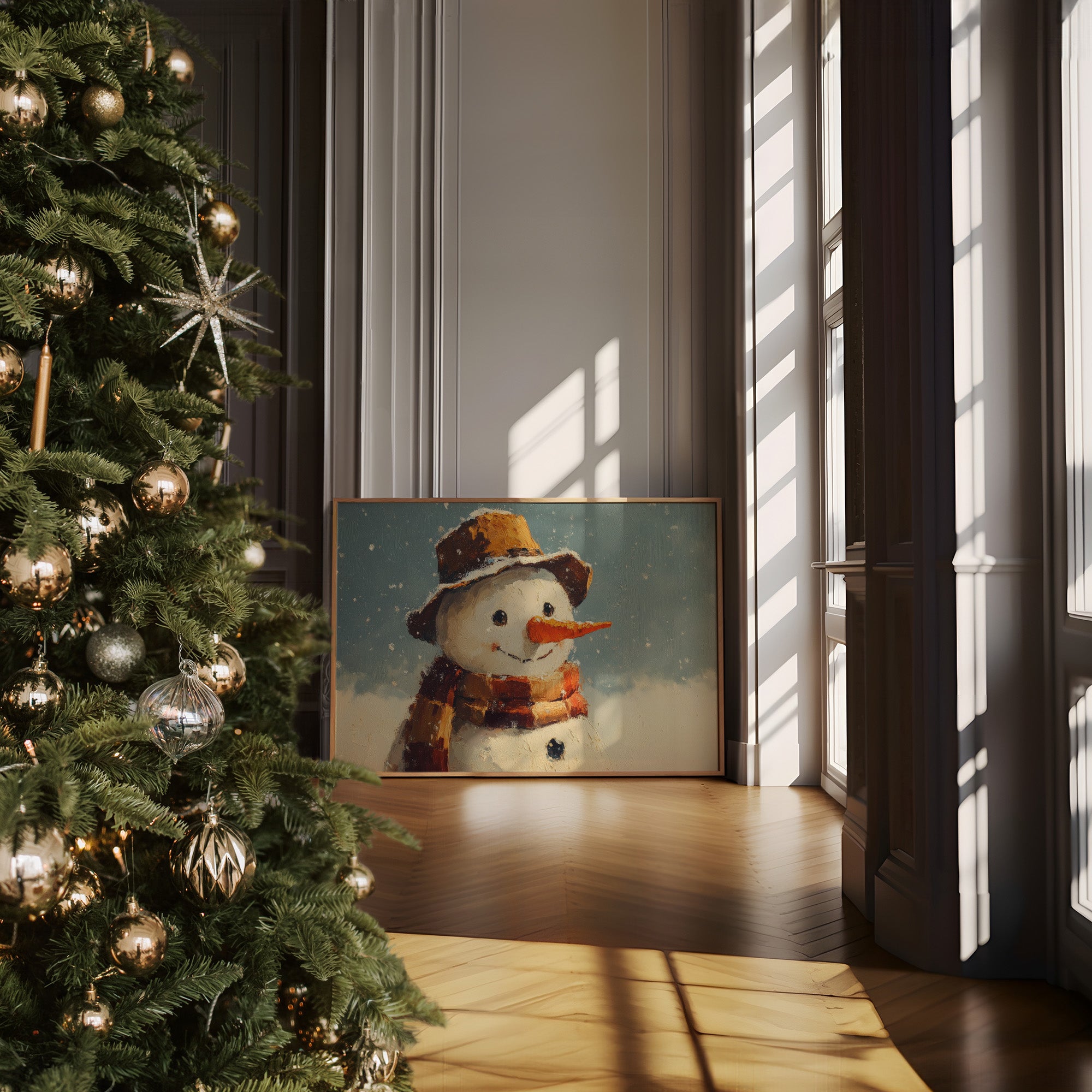 Frosty Wears His Favorite Hat